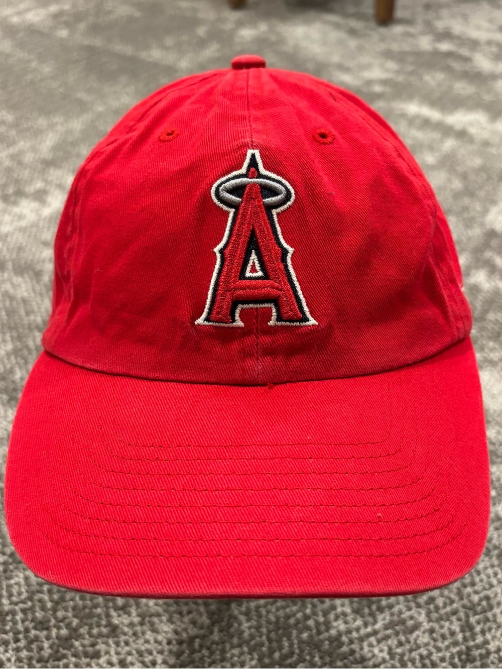 47 Brand MLB Los Angeles Angels Red OSFA Adjustable Hat